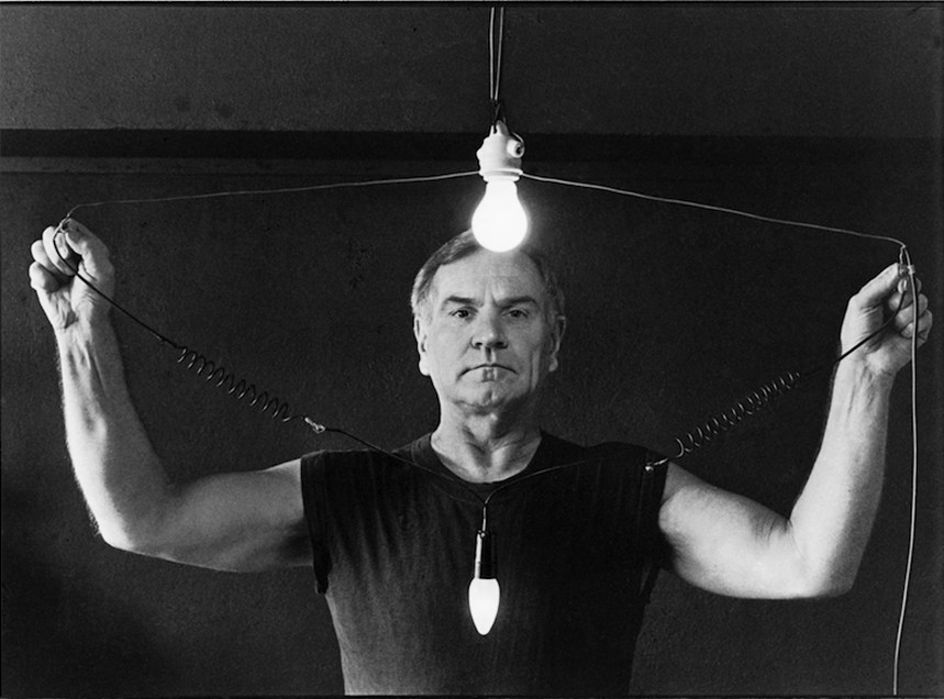Robakowski, "Jestem elektryczny", wideo-performance, 1992, fot. dzięki uprzejmości artysty